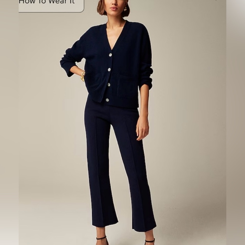NWT JCrew Delaney Kick Out sweater pant